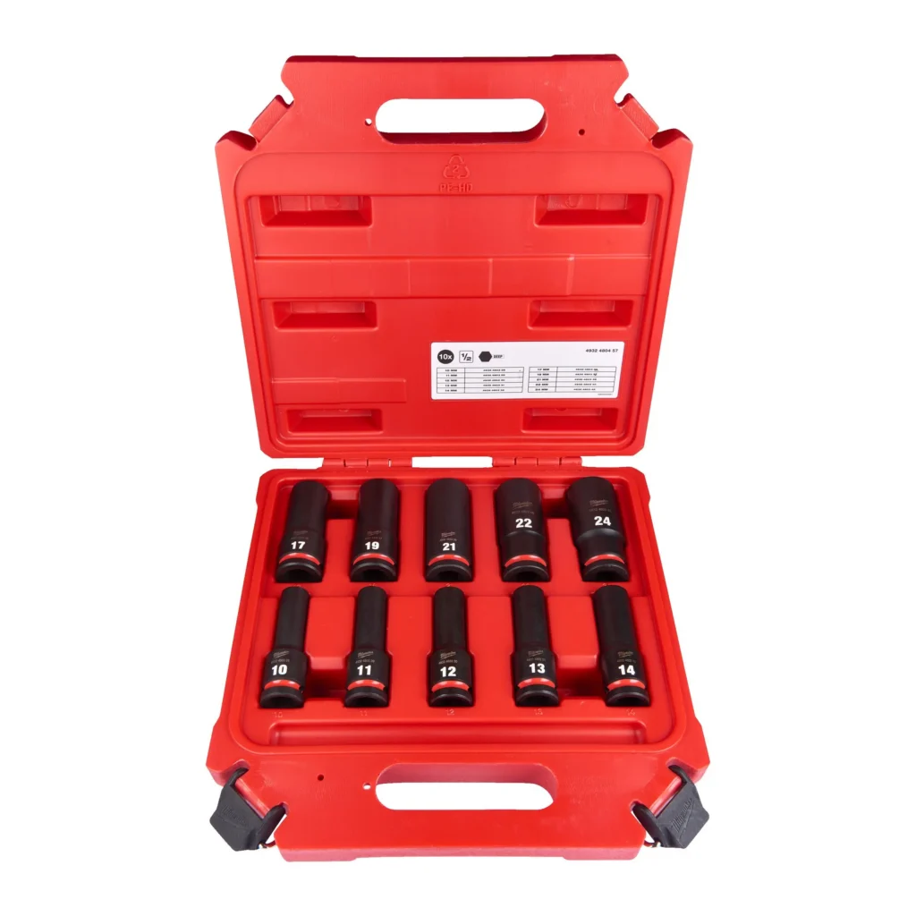Zestaw nasadek udarowych długich MILWAUKEE SHOCKWAVE 1/2"