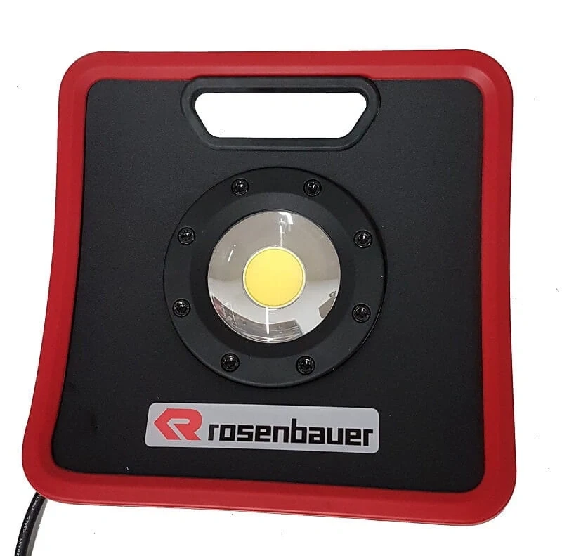 Najaśnica LED 50 W, 10 m kabel i gniazdo SCHUKO IP68 (5 000 lumen) [312317] Rosenbauer