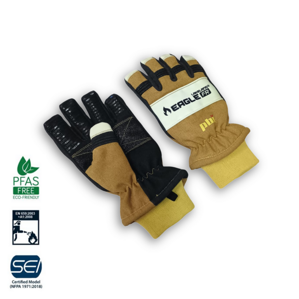 Rękawice Strażackie EAGLE GLow+ PBI FLUO (CNBOP)