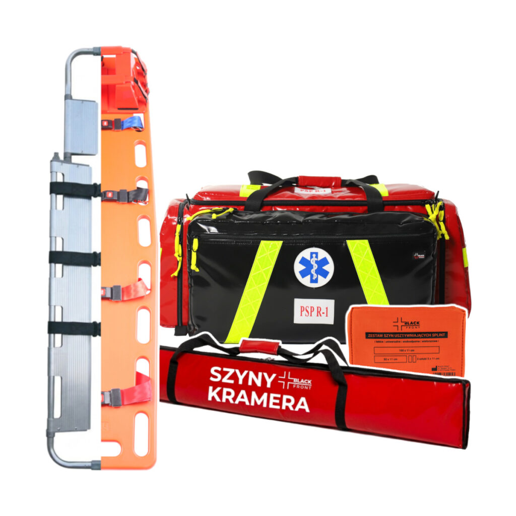 Zestaw PSP R1 w torbie (KSRG 02.2026) z szynami i noszami