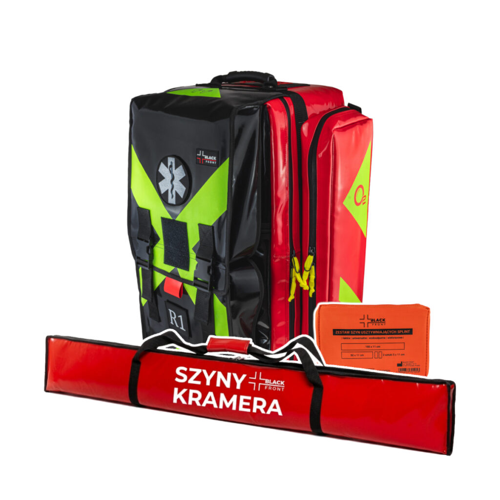 Zestaw PSP R1 w plecaku (KSRG 02.2026) z szynami