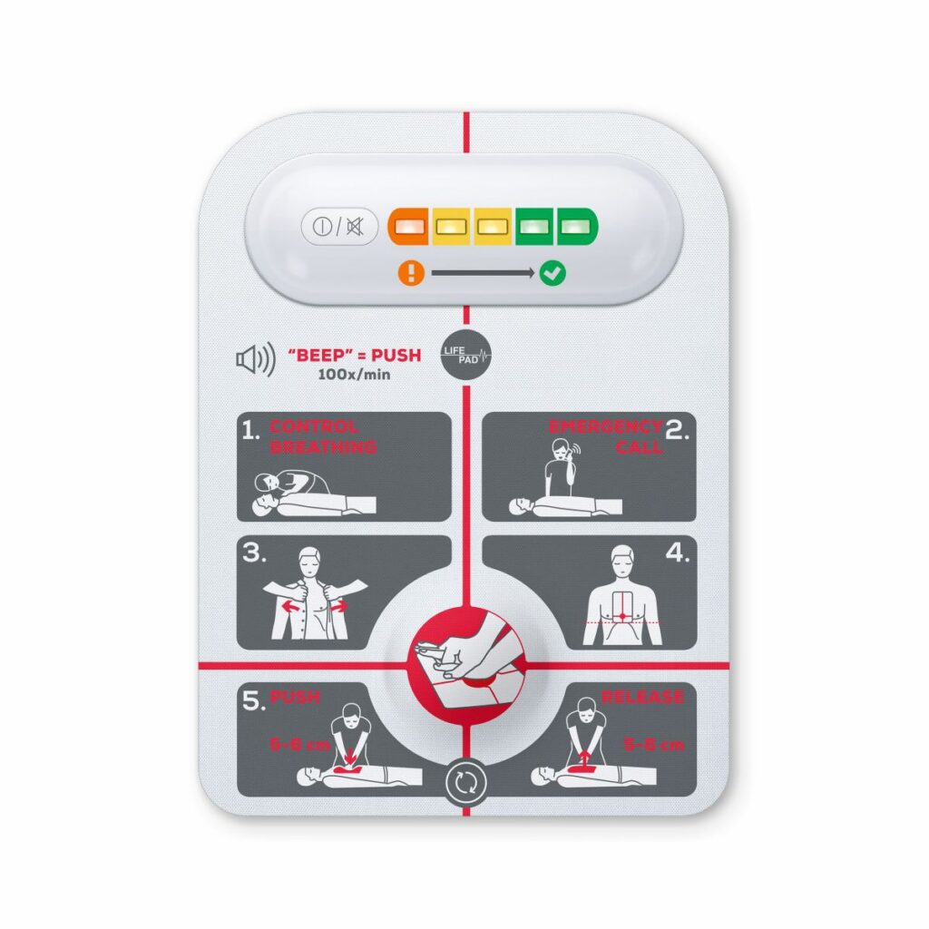 Czujnik uciśnięć LifePad CPR